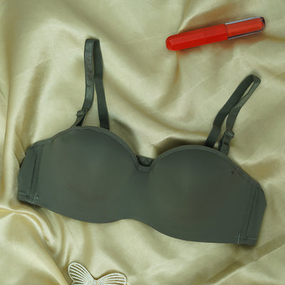 Smooth Half-Cup Non-Wired Push-Up Bra
