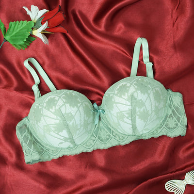 Very Soft Double Padded Lace Bridal Bra