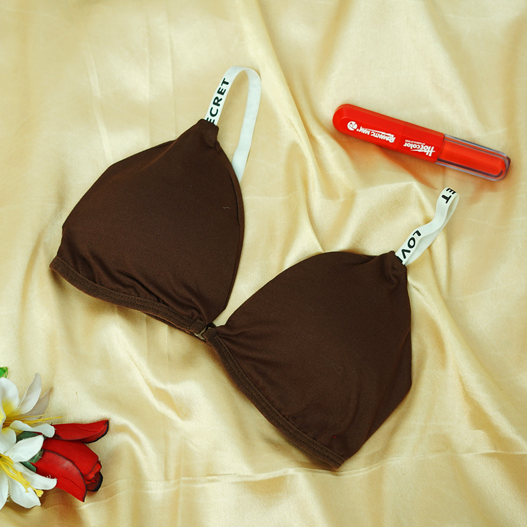 Sleek & Comfy Front-Open Cotton Bra