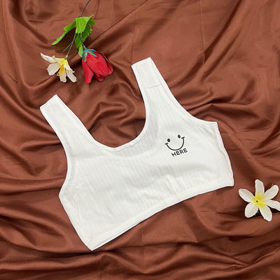 Everyday Smiley Comfort Ribbed Bralette