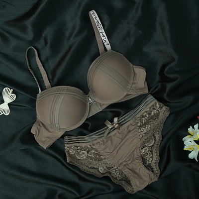 New French Lace Strap Push Up Lingerie