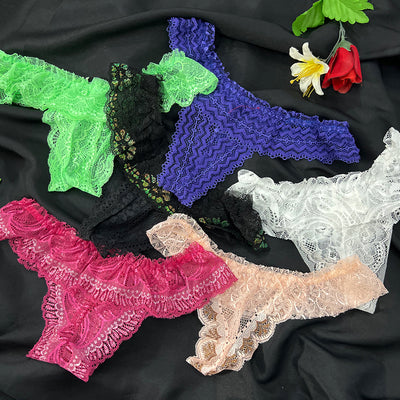 Lace Cheeky Thong Panty – Ultra Soft & Stretchable