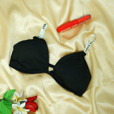 Sleek & Comfy Front-Open Cotton Bra