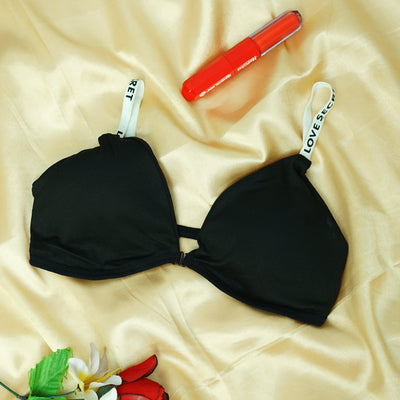 Sleek & Comfy Front-Open Cotton Bra