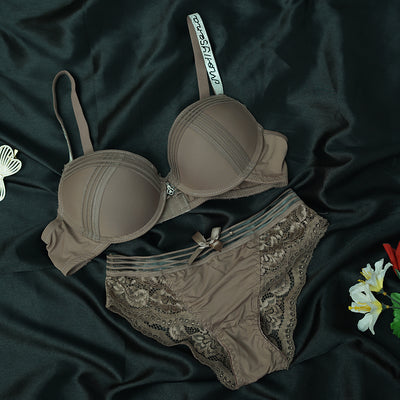 New French Lace Strap Push Up Lingerie