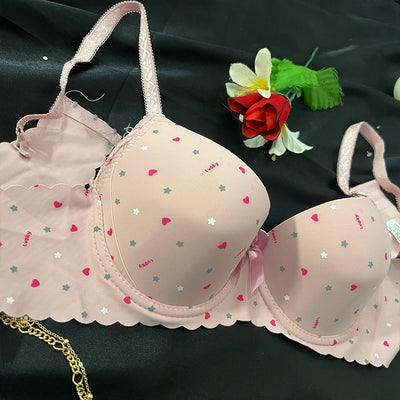 Playful Charm Lightly Padded Printed Bra