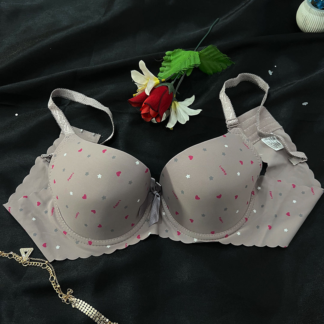 Playful Charm Lightly Padded Printed Bra