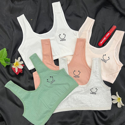 Everyday Smiley Comfort Ribbed Bralette