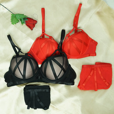 Premium Ribbon Bra & Panty Set
