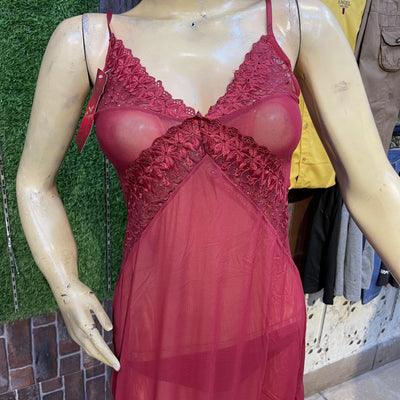 Sensual Charm Sheer Mesh Slip Dress