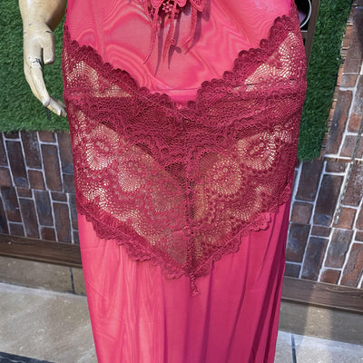 Romantic Allure Sheer Lace Nightdress