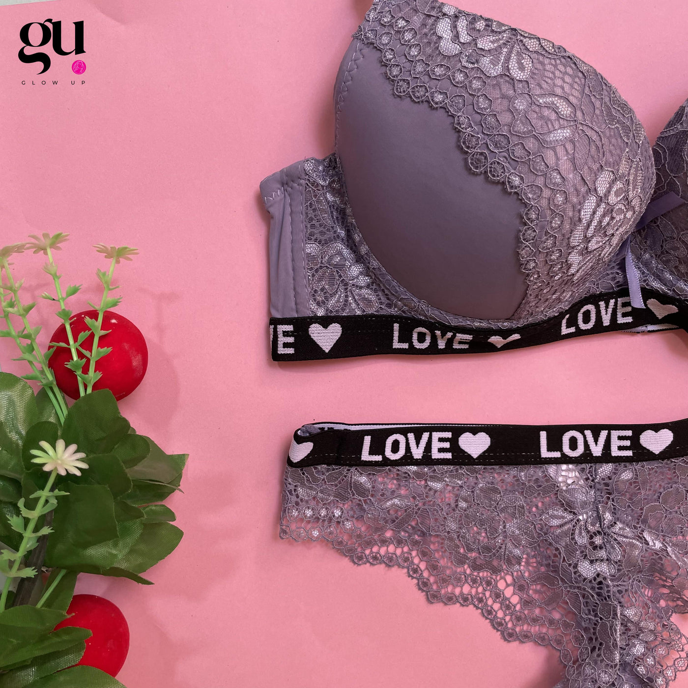 Love Lace Bold Premium Lingerie Set