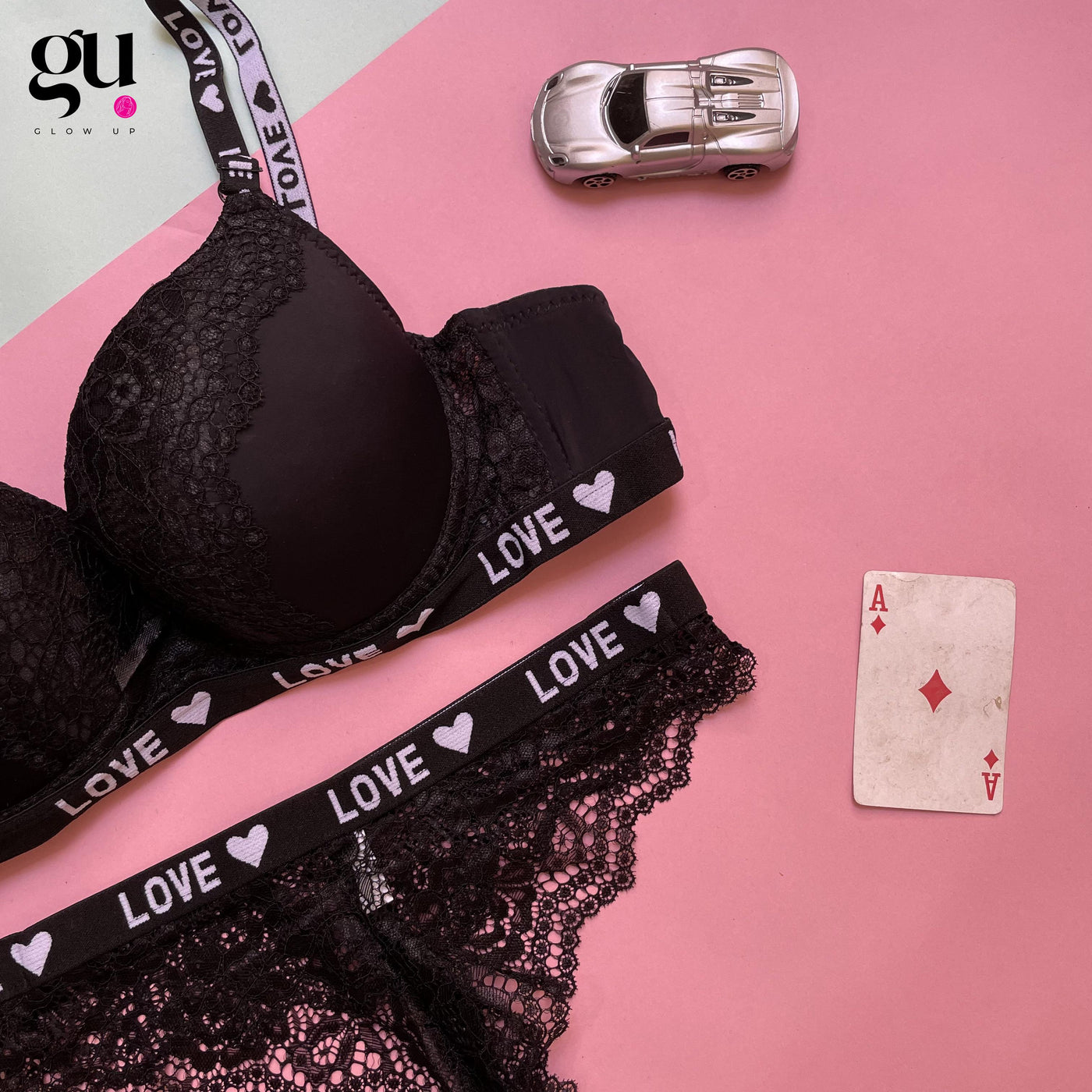 Love Lace Bold Premium Lingerie Set