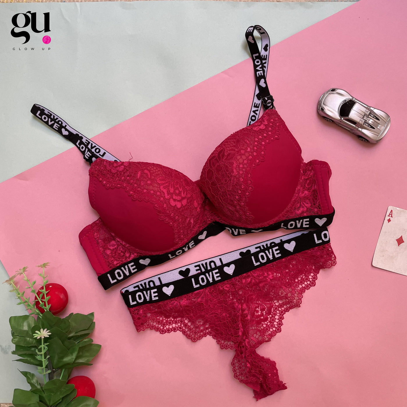 Love Lace Bold Premium Lingerie Set