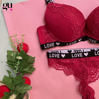 Love Lace Bold Premium Lingerie Set