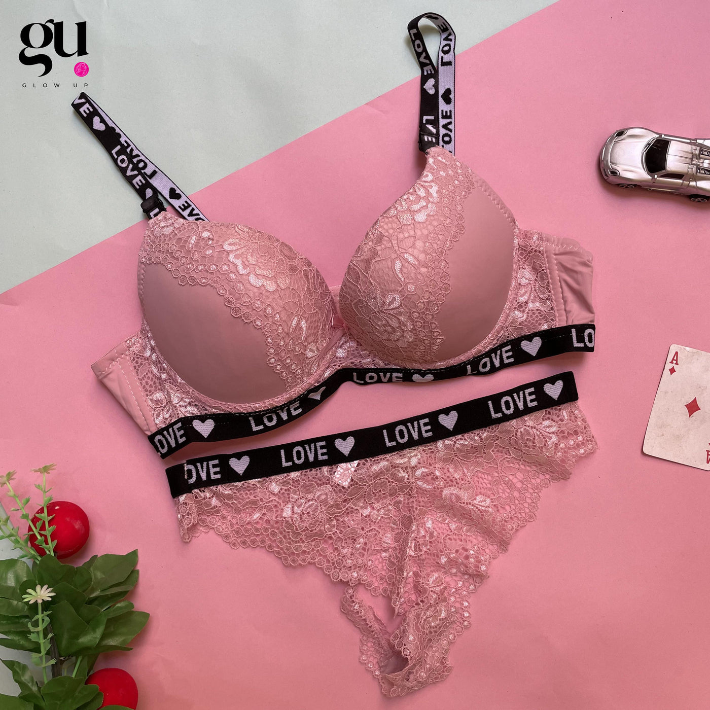 Love Lace Bold Premium Lingerie Set