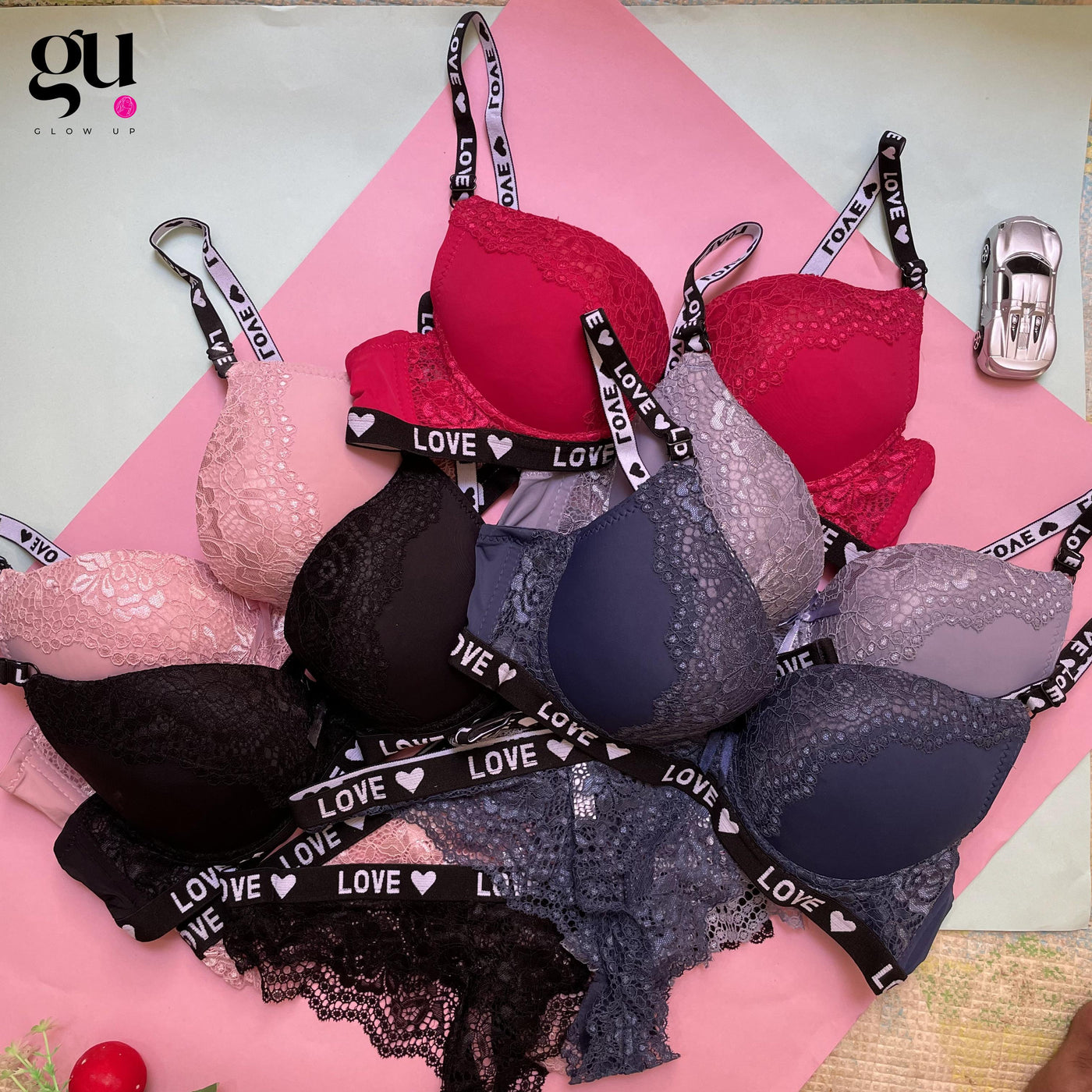 Love Lace Bold Premium Lingerie Set