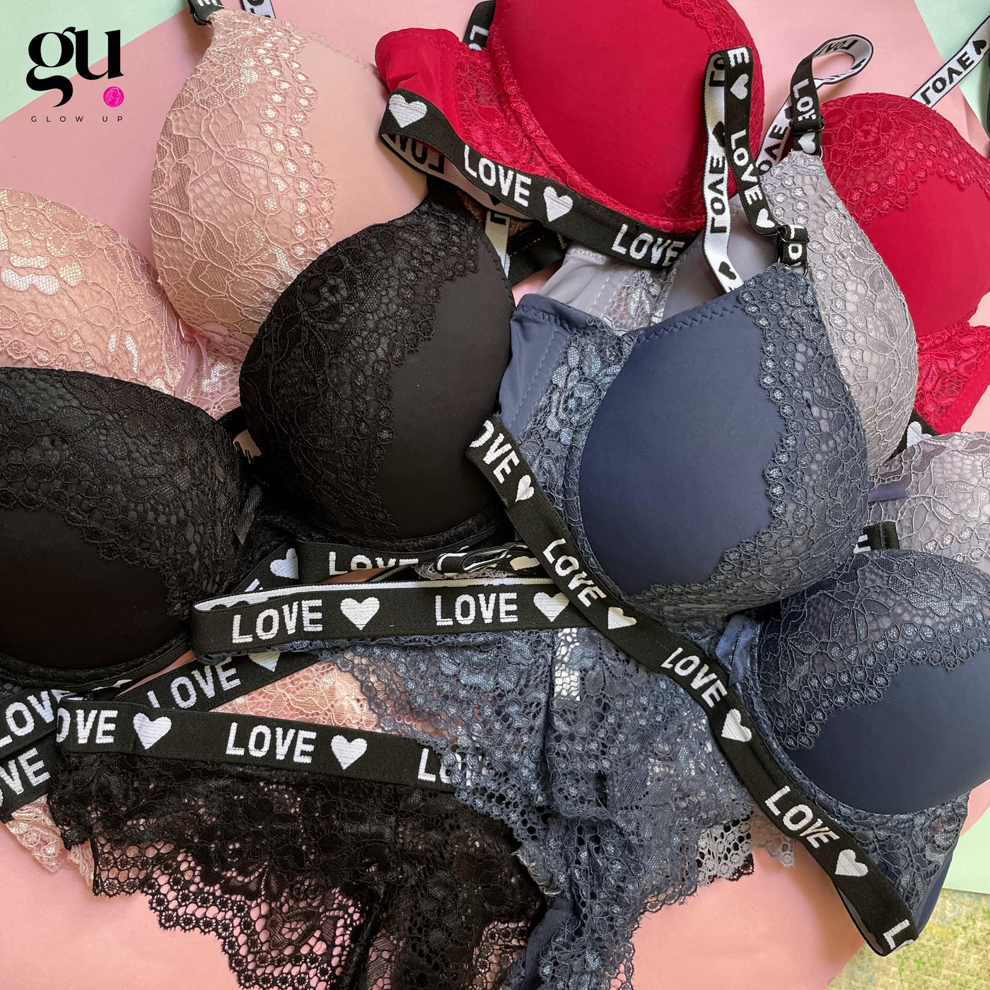 Love Lace Bold Premium Lingerie Set