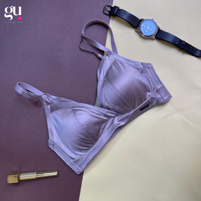 Midnight Muse – Satin Soft Comfort Bra
