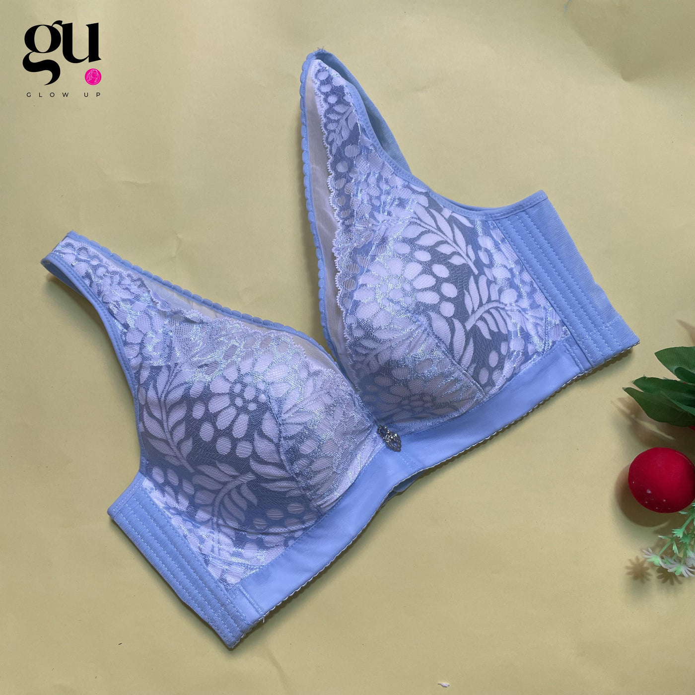 Frost Bloom Lace Bra