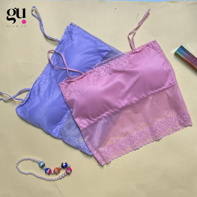 Lilac Bloom – Sheer Camisole Bralette