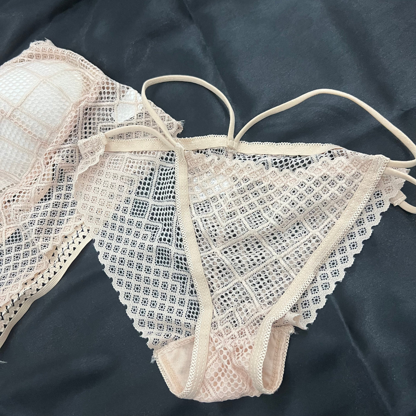Bold Lacy Bralette & Panty Set for the Fierce You