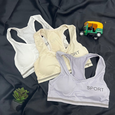 Free Size Sports Bra – Seamless Comfort | Bidi Style
