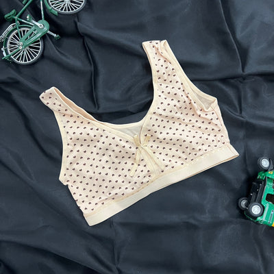 Stretch Fit Bidi-Style Sports Bra – Free Size, All-Day Comfort