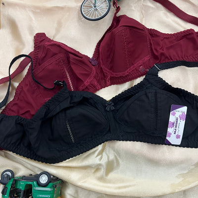 Daily Wear Non-Padded Cotton Bra – Full Coverage & Comfortable Fit