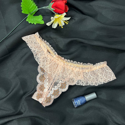 Lace Cheeky Thong Panty – Ultra Soft & Stretchable