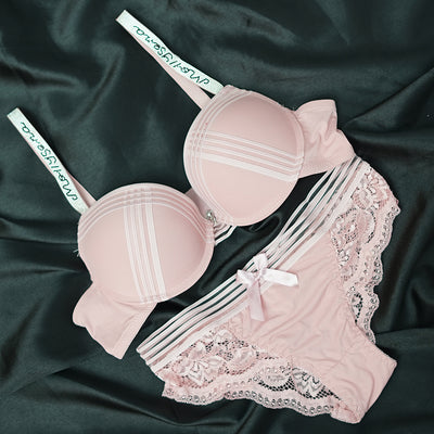 New French Lace Strap Push Up Lingerie