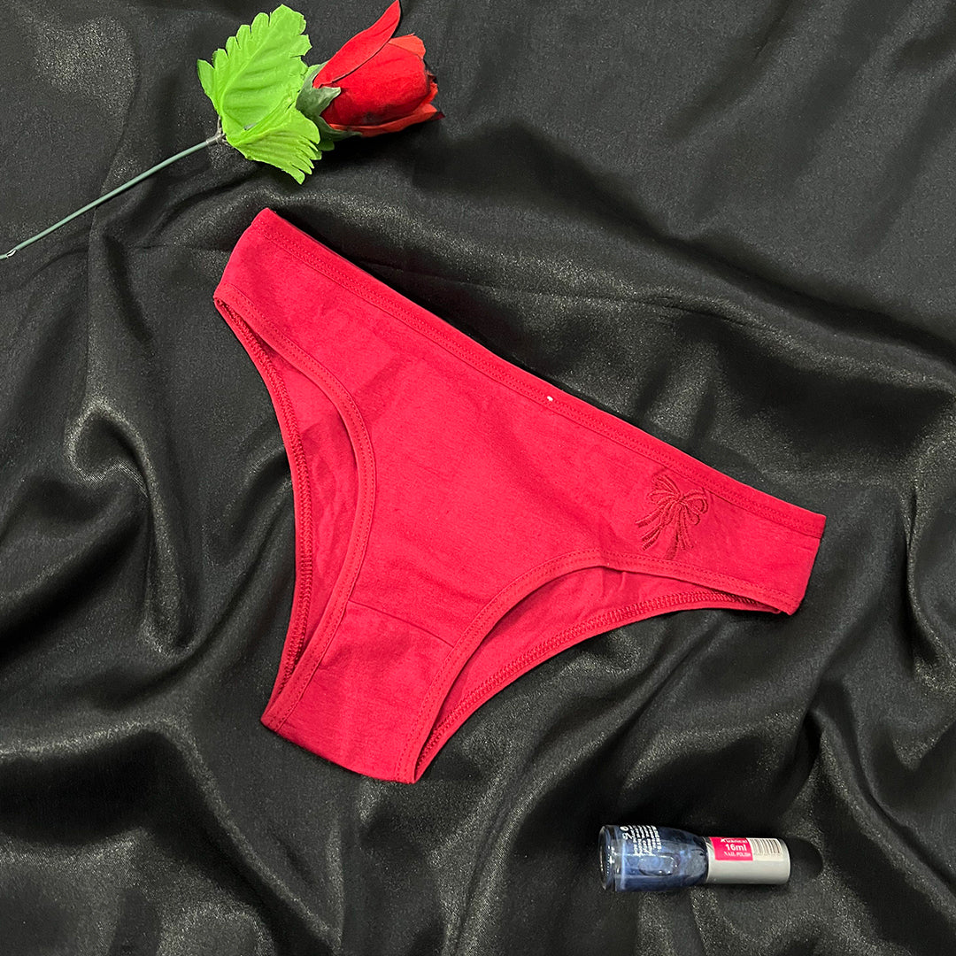 Everyday Comfort Embroidered Mid-Rise Panty