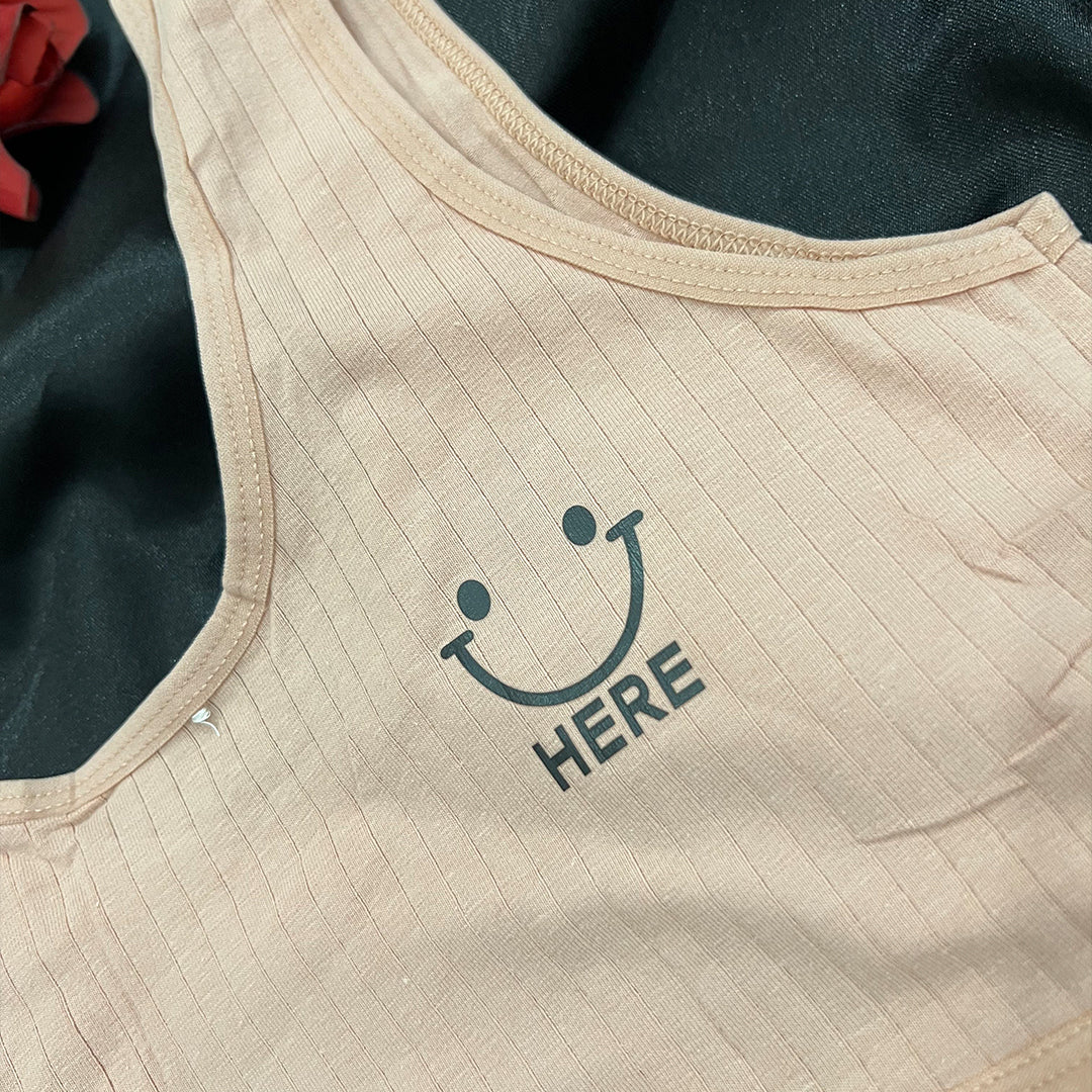 Everyday Smiley Comfort Ribbed Bralette