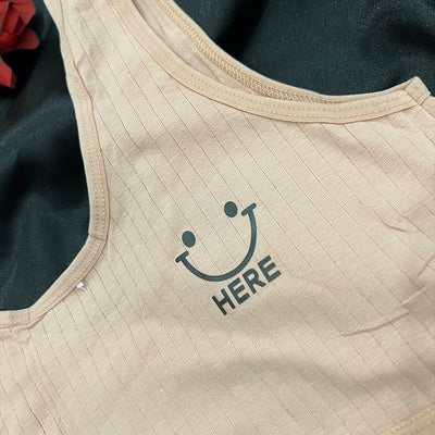 Everyday Smiley Comfort Ribbed Bralette