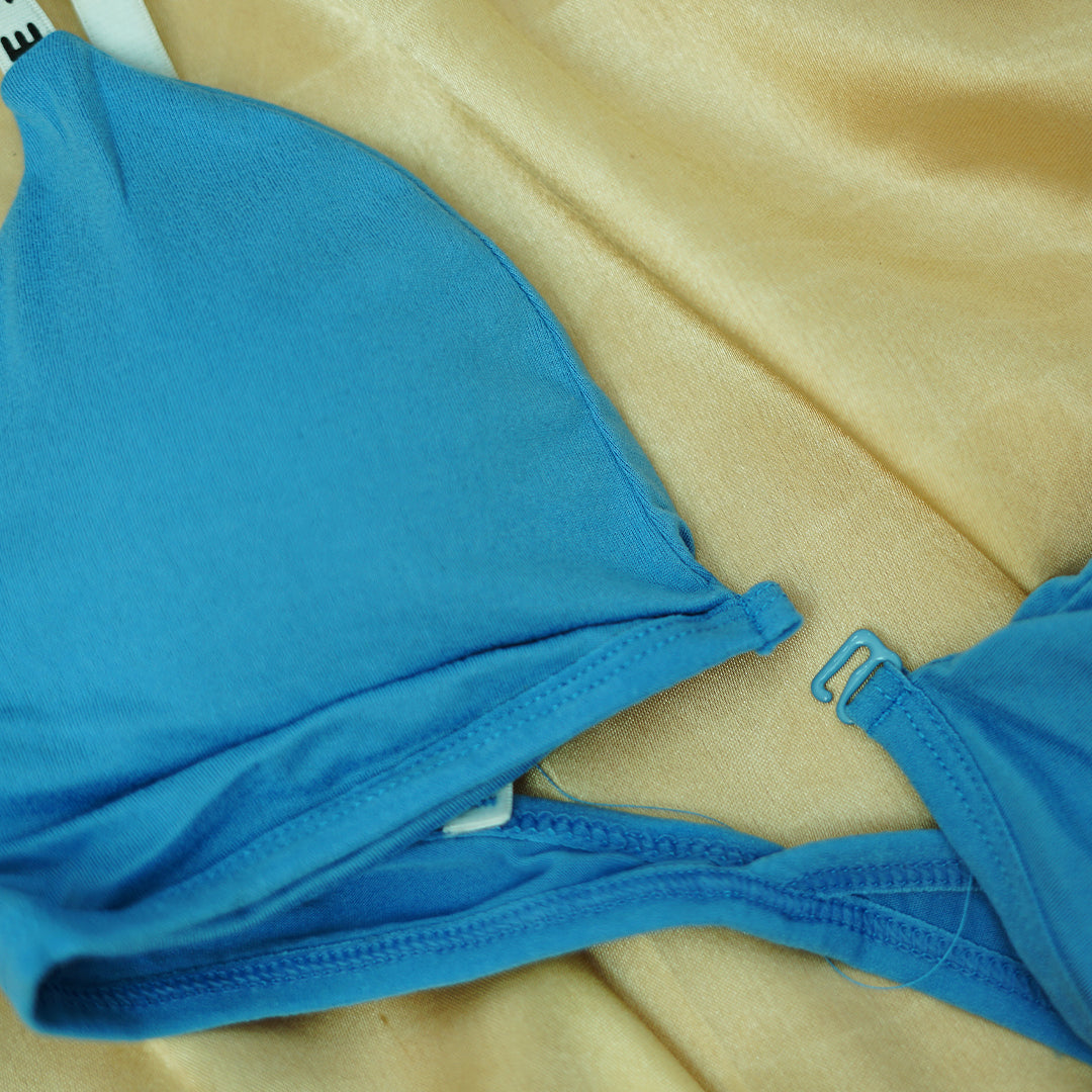 Sleek & Comfy Front-Open Cotton Bra