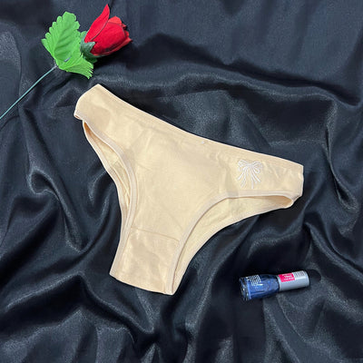 Everyday Comfort Embroidered Mid-Rise Panty