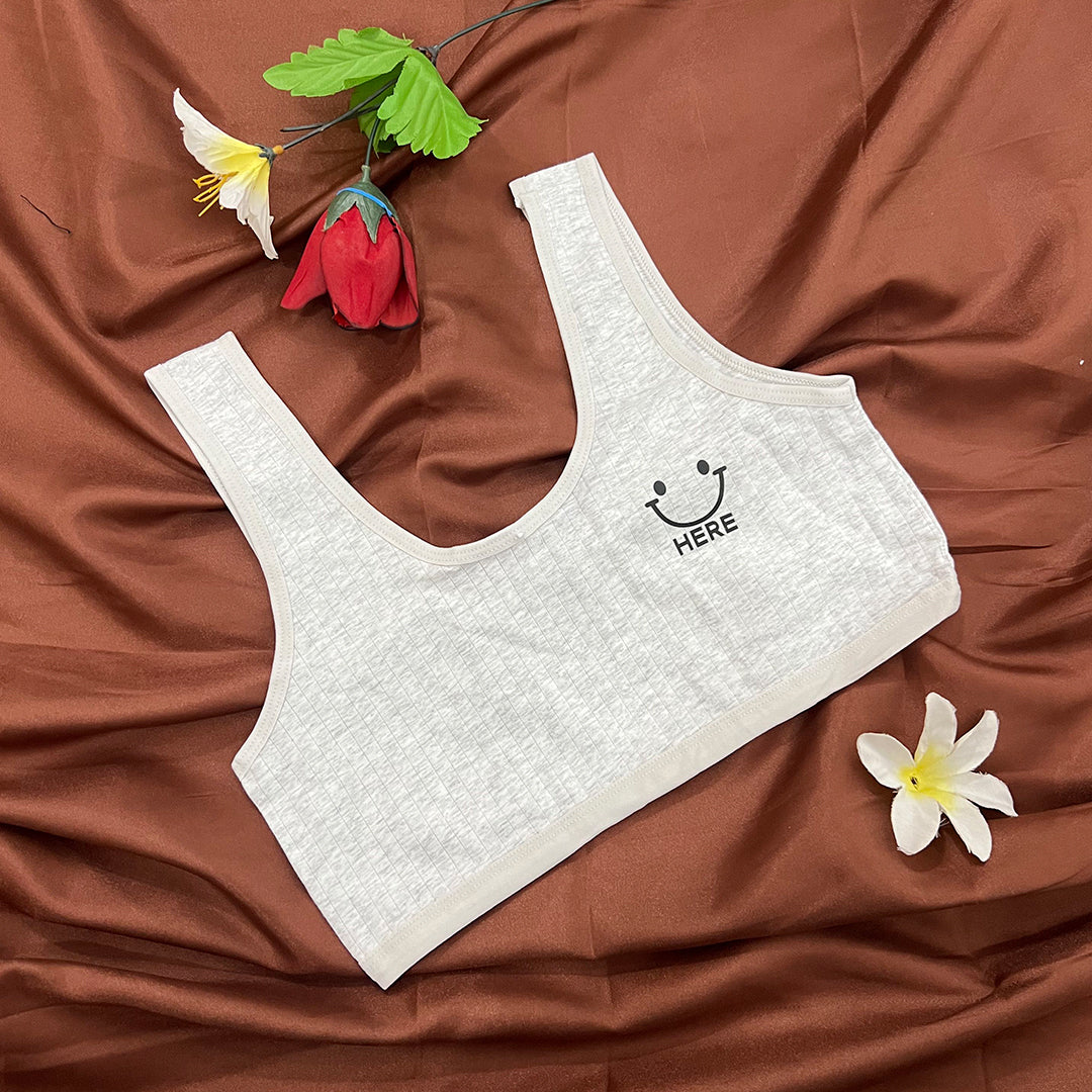 Everyday Smiley Comfort Ribbed Bralette