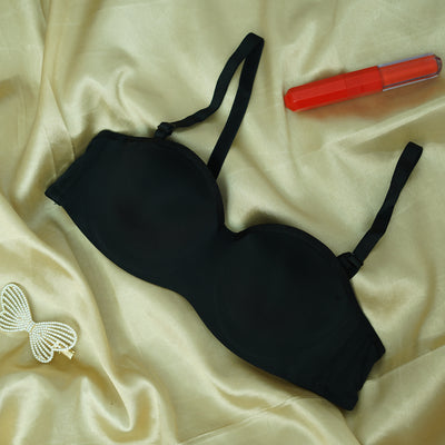 Smooth Half-Cup Non-Wired Push-Up Bra