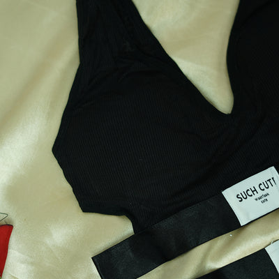 Women's Gym Sports Bra and Briefs Set