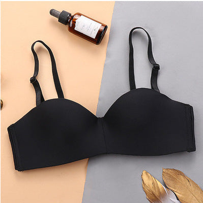 Smooth Half-Cup Non-Wired Push-Up Bra