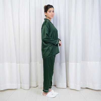 SILK PJ SET (Green)