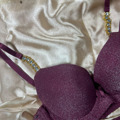Midnight Sparkle Glam Lingerie Set